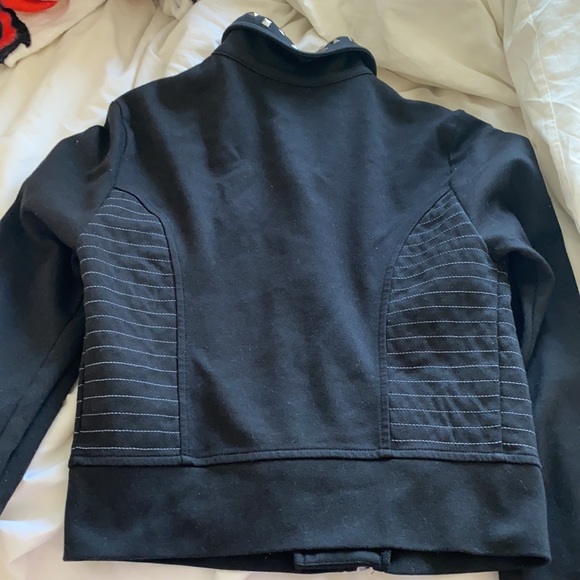 Studded collar zip up blazer - Picture 4 of 4